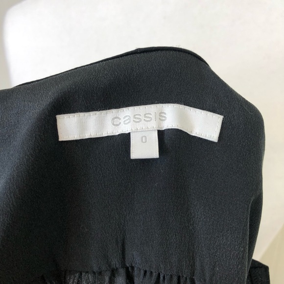 Cassis Silk Maxi Wrap Dress Sz 0 - Picture 13 of 13